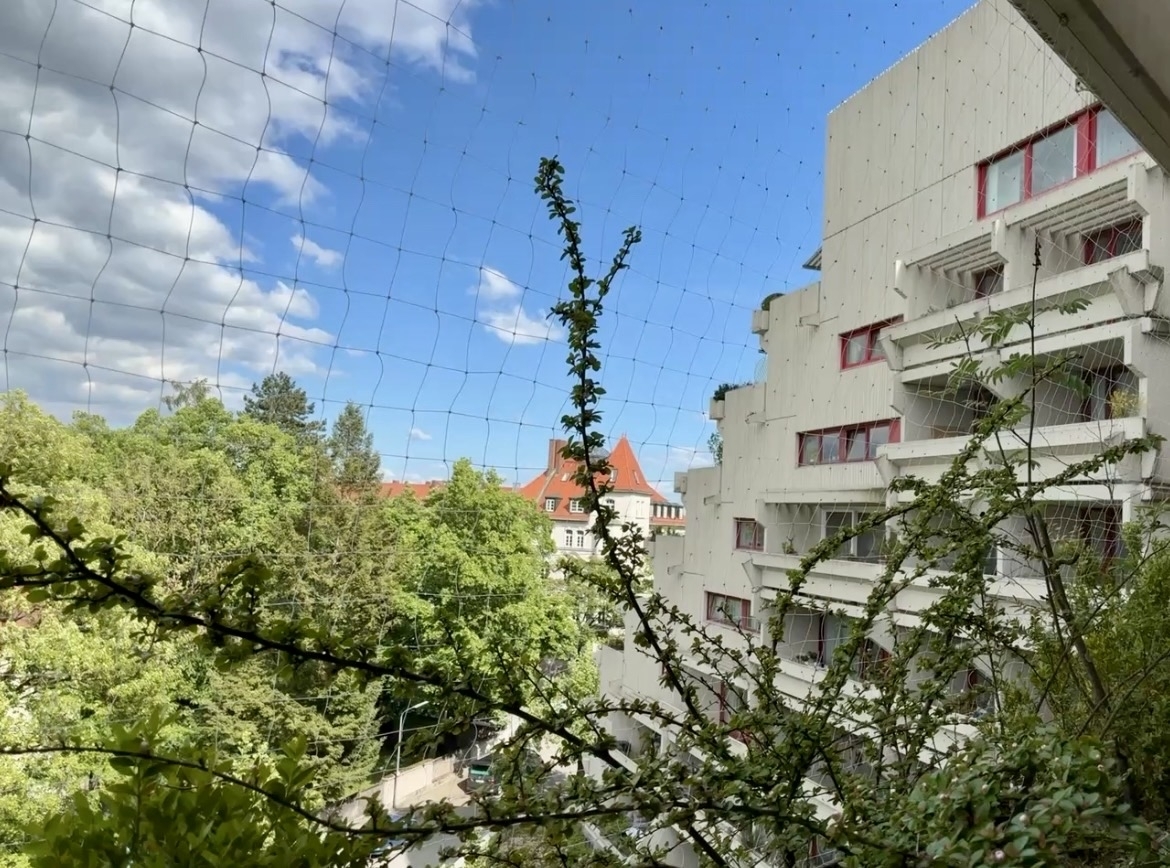 Blick nach rechts vom Balkon