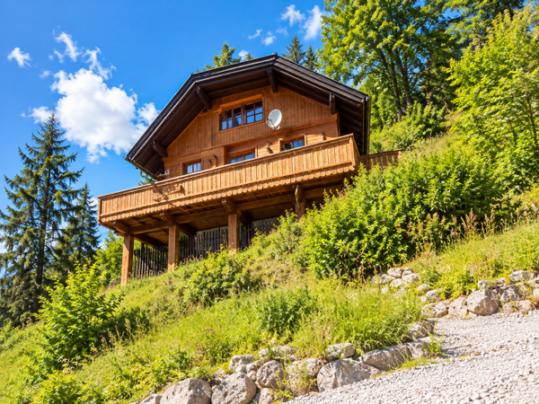 Sonniges Chalet am Berghang