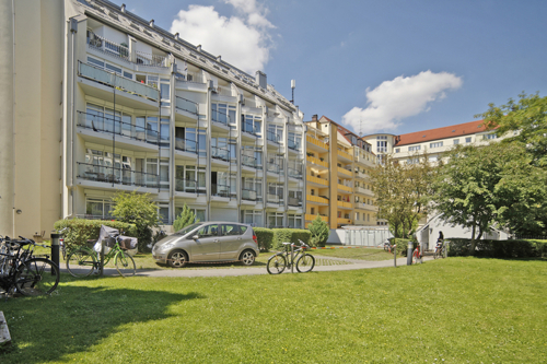 Rückseite des Hauses