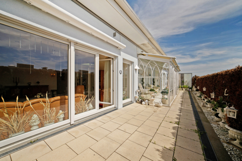Gigantische Dachterrasse