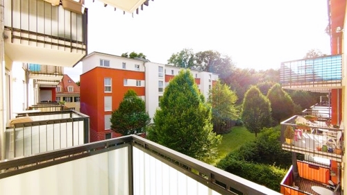 Blick vom Balkon (2)