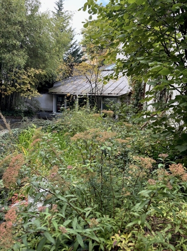 Gartenpavillion von außen