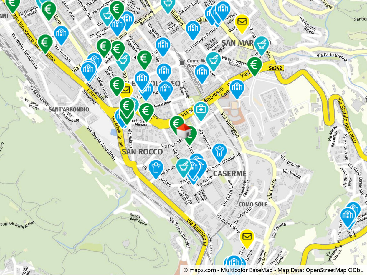 Sezione della mappa di Geolyzer