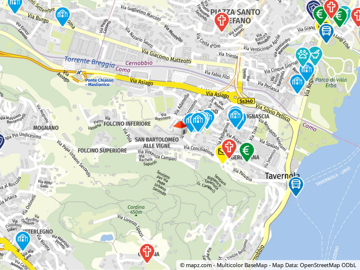 Sezione della mappa di Geolyzer