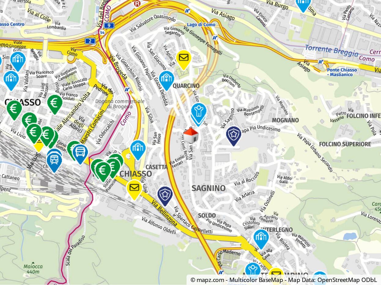 Sezione della mappa di Geolyzer