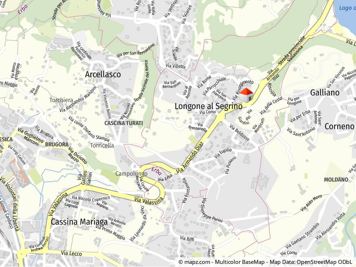 Sezione della mappa di Geolyzer