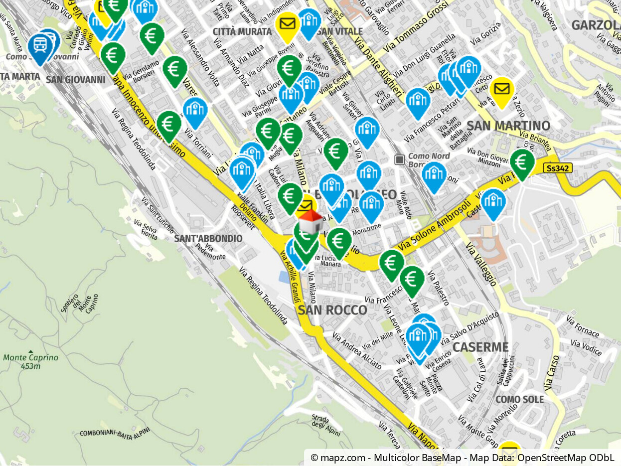 Sezione della mappa di Geolyzer