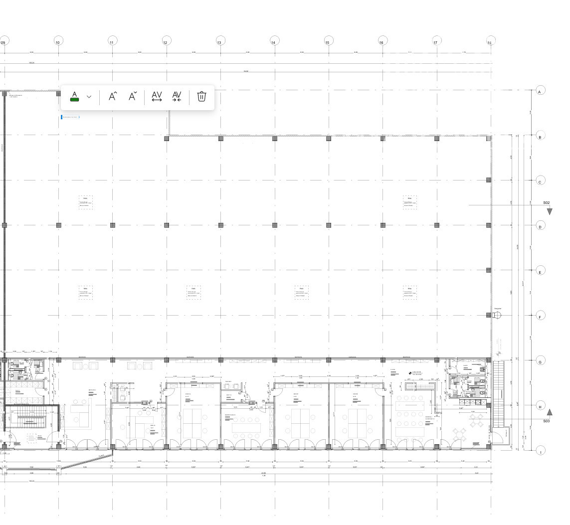 Grundriss Halle B