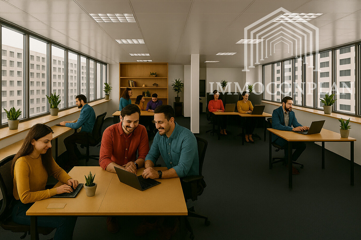 Designvorschlag Großraumbüro2