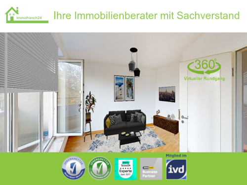 Wohnzimmer möbliert