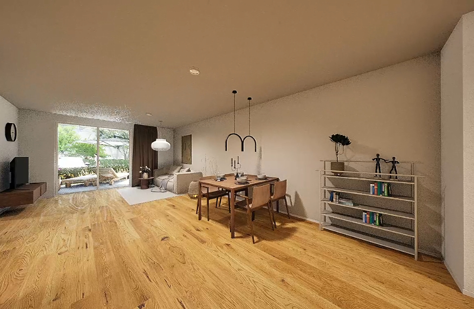 Wohn- und Essbereich_Visualisierung