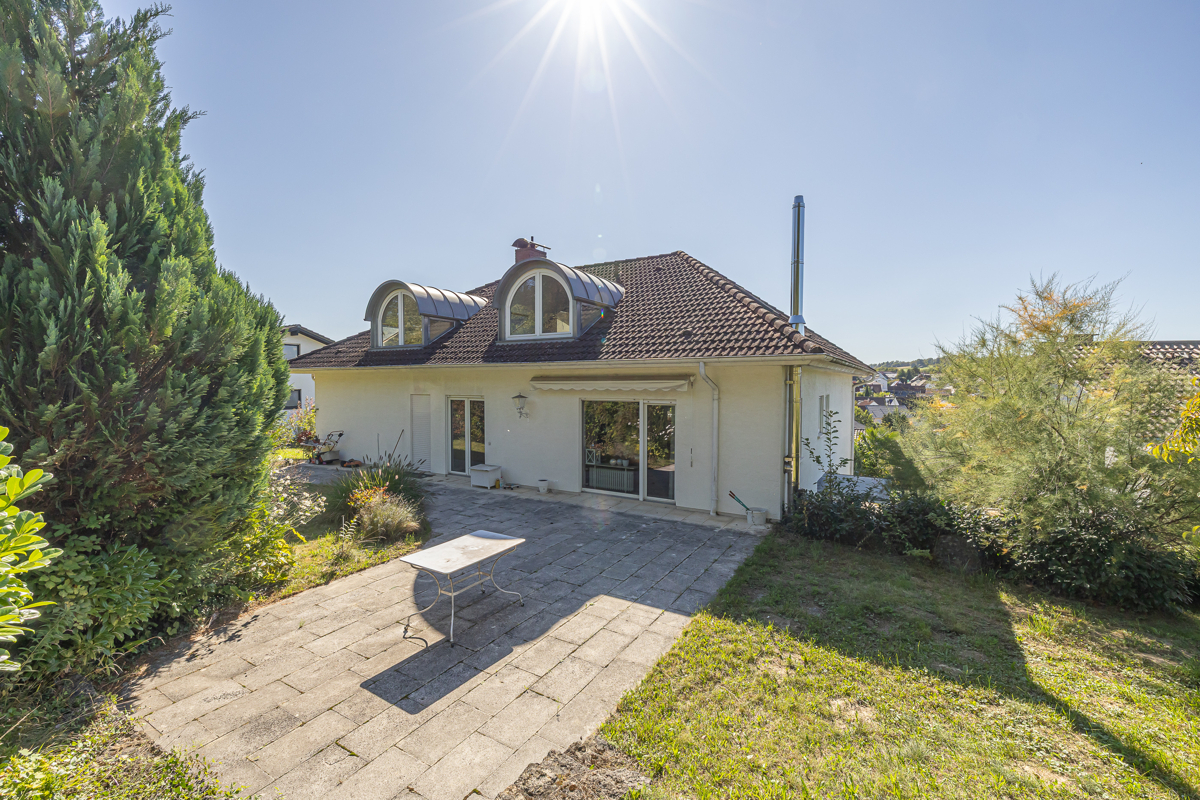 Blick zur 2 Terrasse