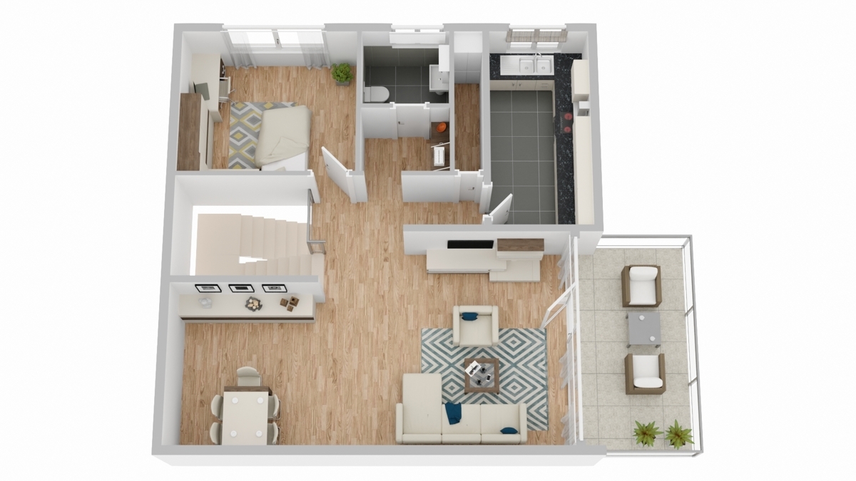 Grundrissskizze Ebene 3