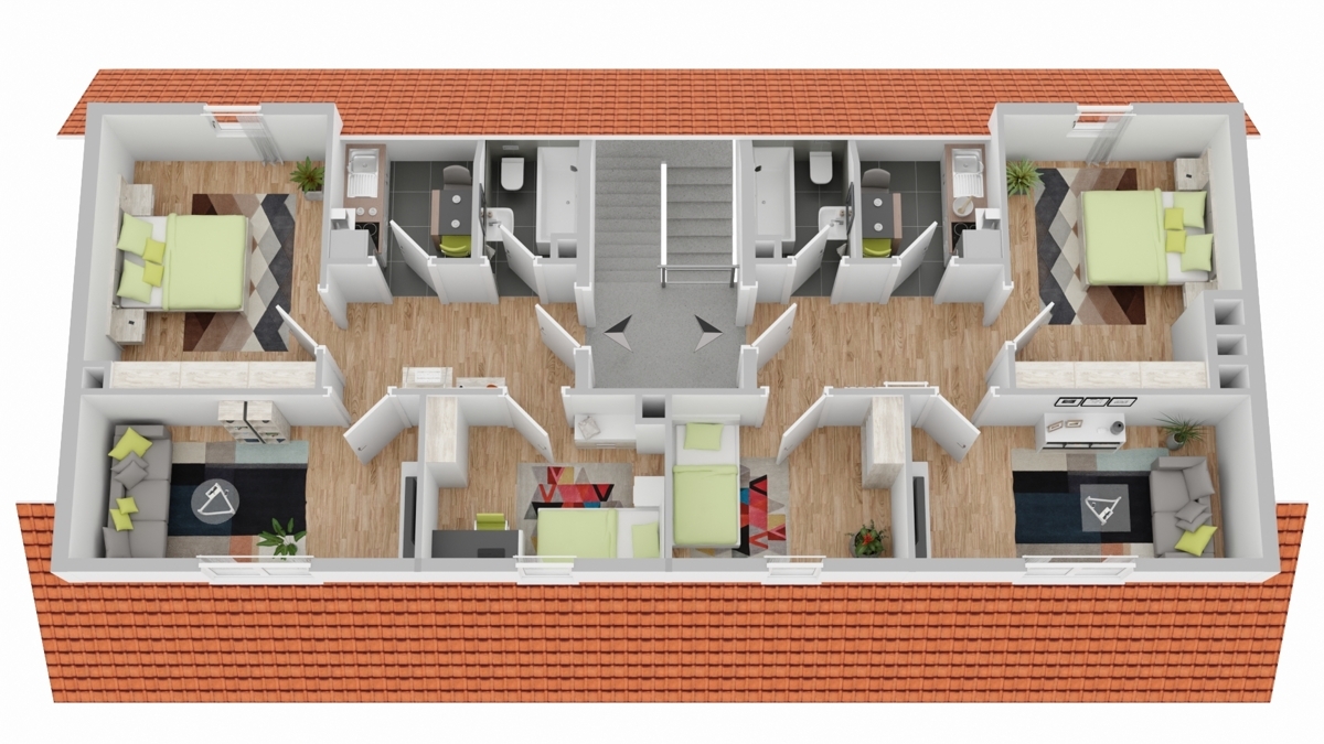 Grundrissskitte DG
