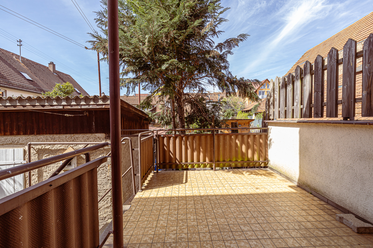 Balkon EG mit Zugang zum Garten