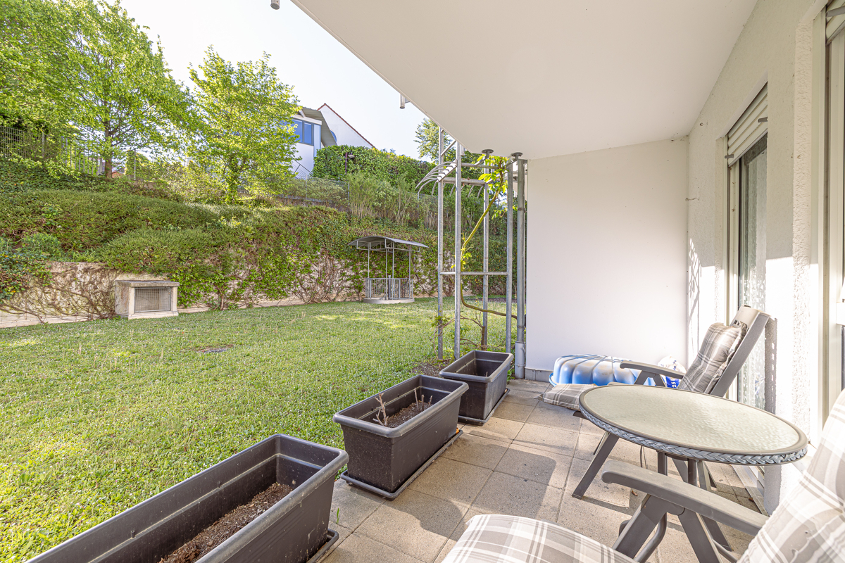 Terrasse und Garten