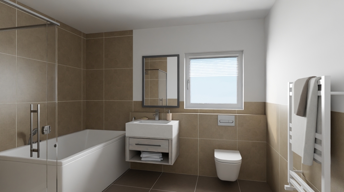 Wohnbeispiel Badezimmer