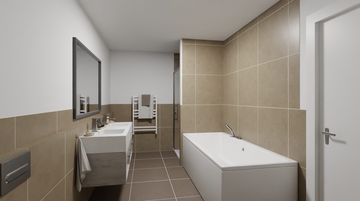 Wohnbeispiel Badezimmer