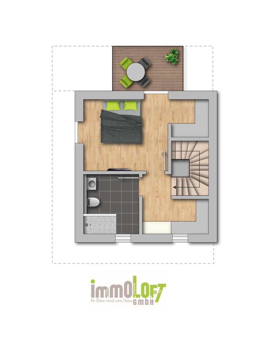 Grundriss Staffelgeschoss