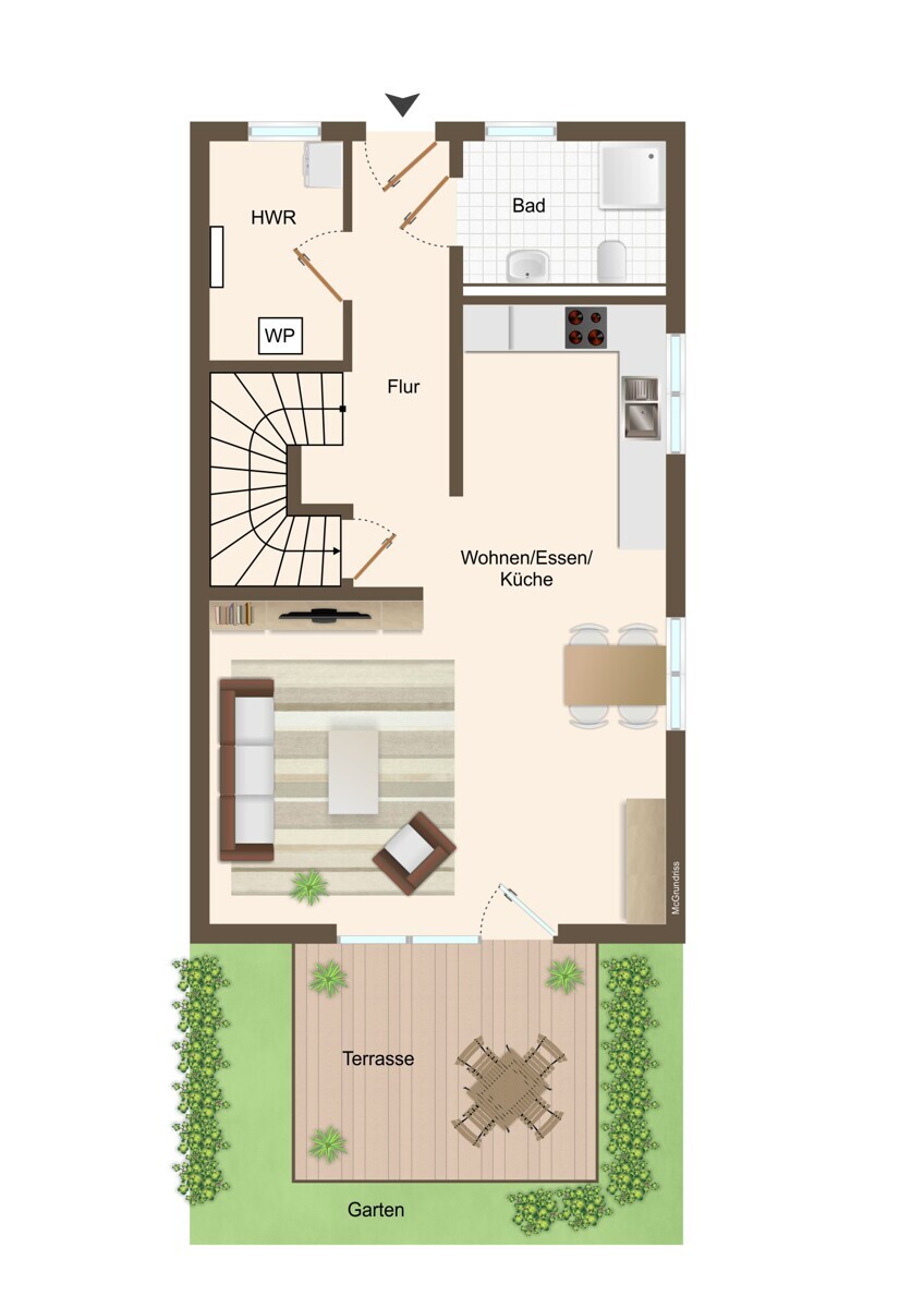 Grundriss Erdgeschoss