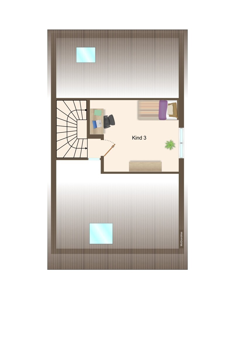 Grundriss Spitzboden