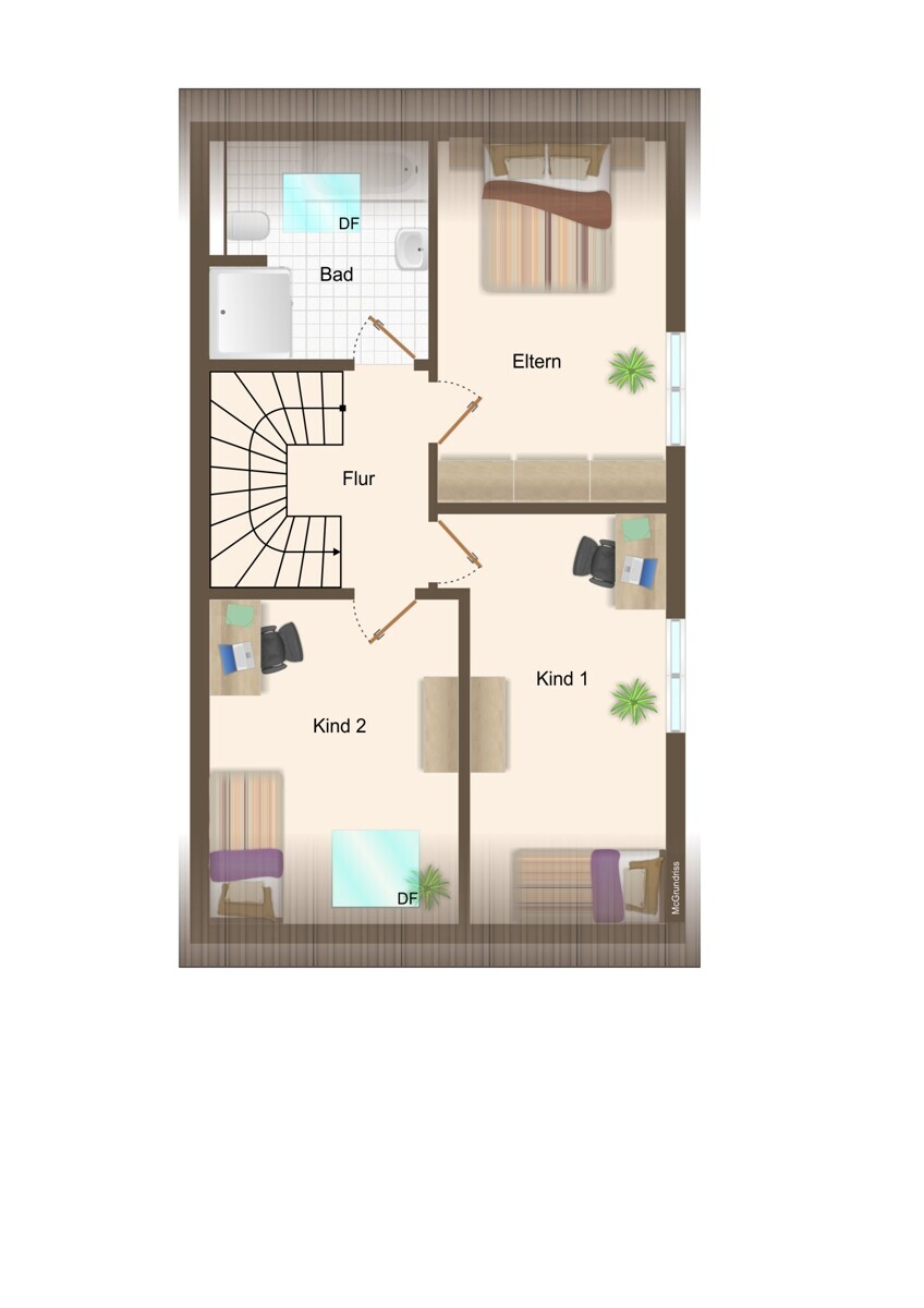 Grundriss Dachgeschoss