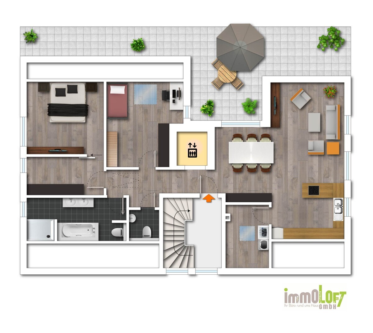 Real Estate Title Image Background