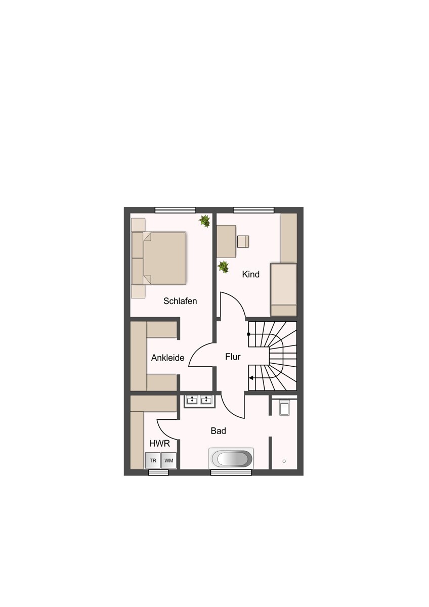 Grundriss Obergeschoss