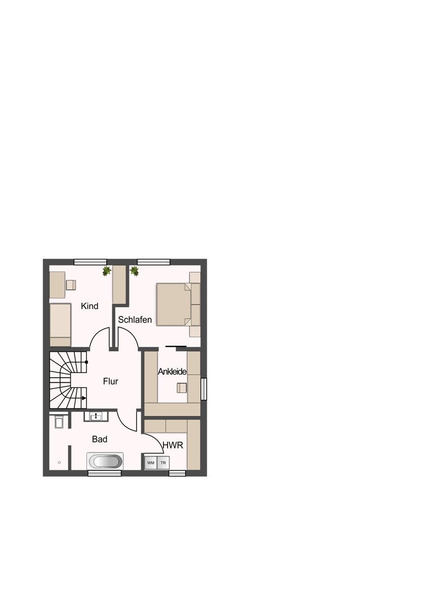 Grundriss Obergeschoss