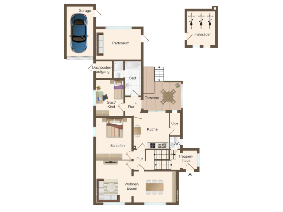 Grundriss Erdgeschoss