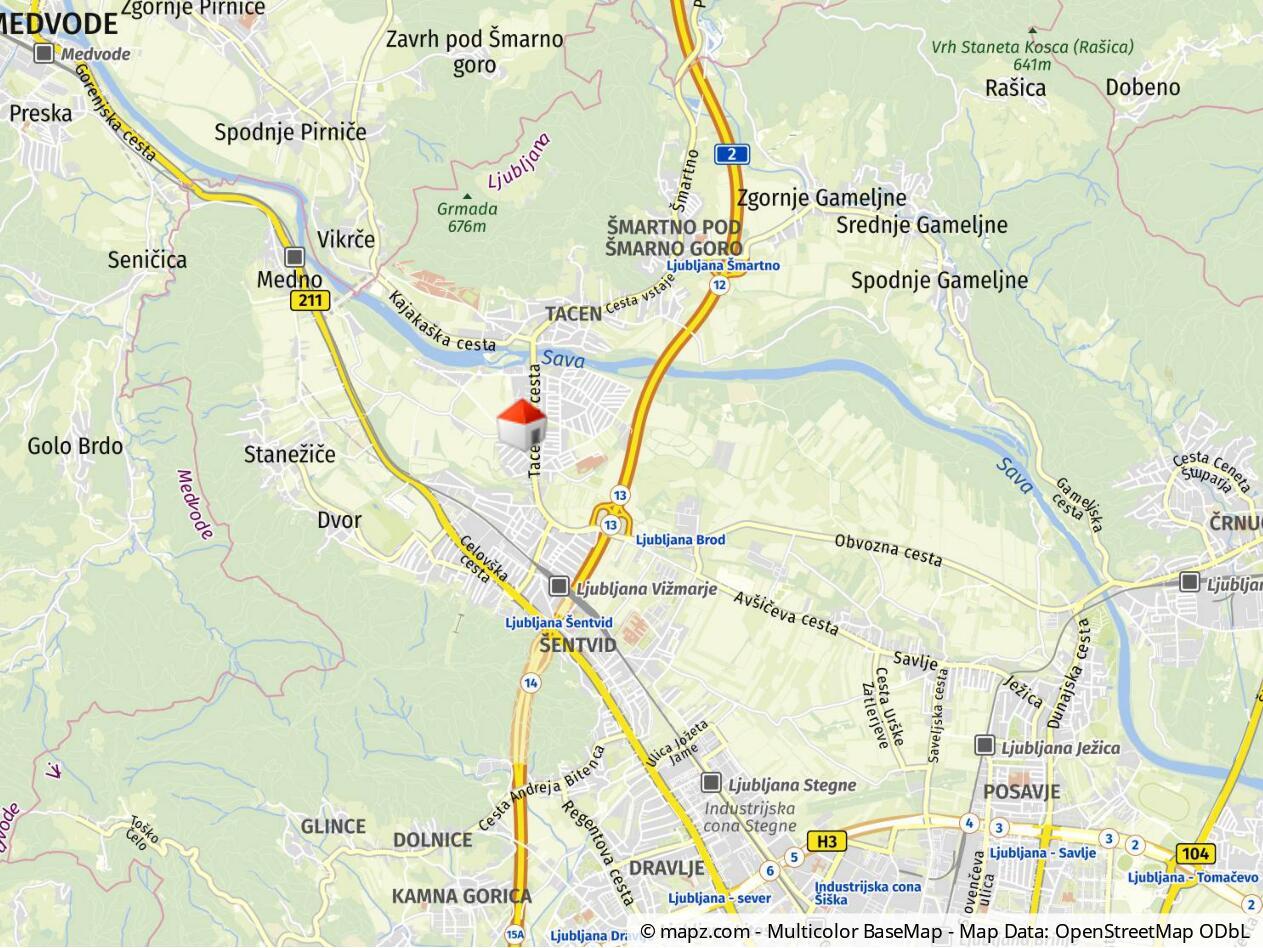 1,5 sobno stanovanje, opremljeno, z balkonom in pokritim parkirnim mestom, blizu Šmarne gore - Slika 11