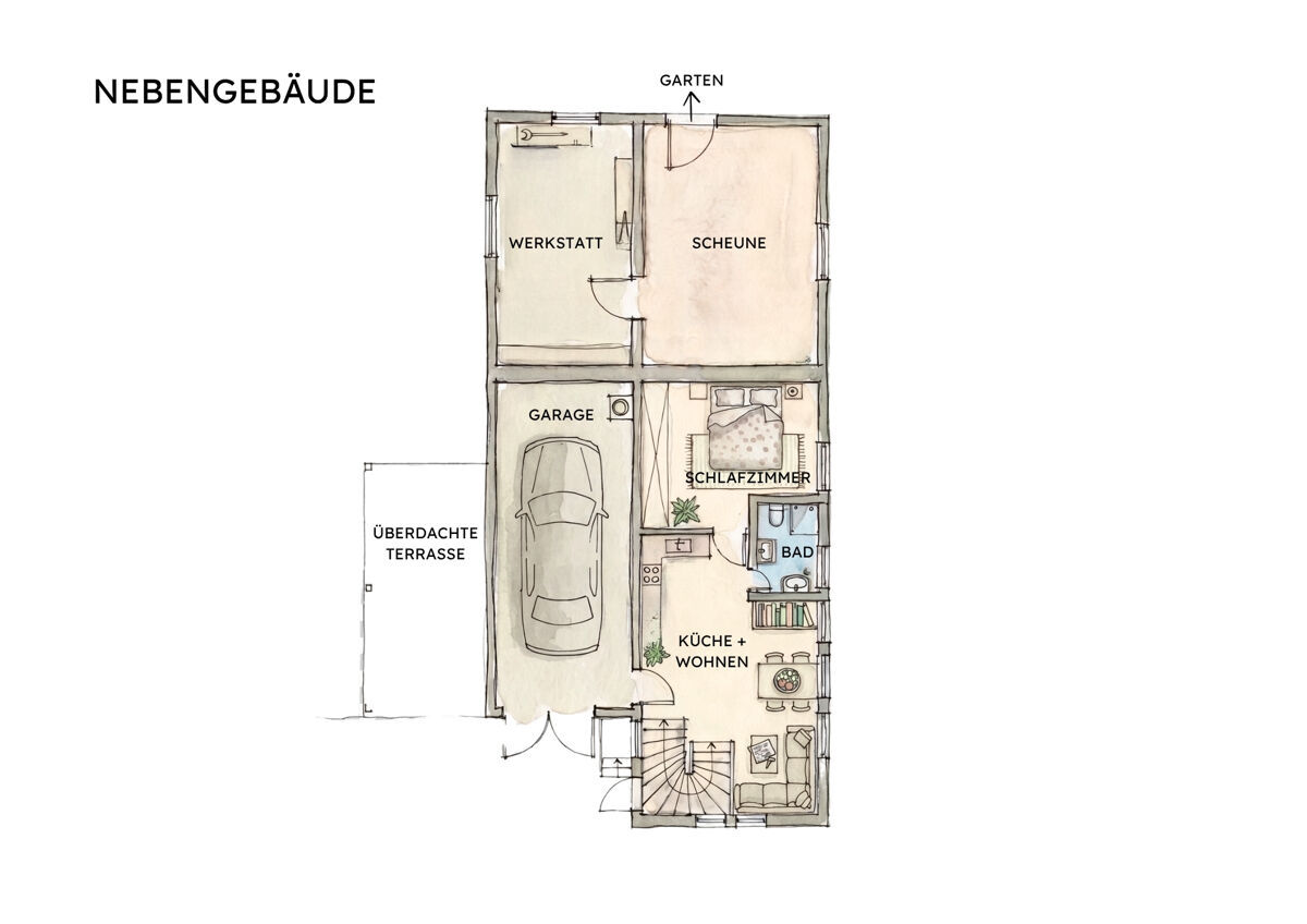 Grundriss Nebengebäude