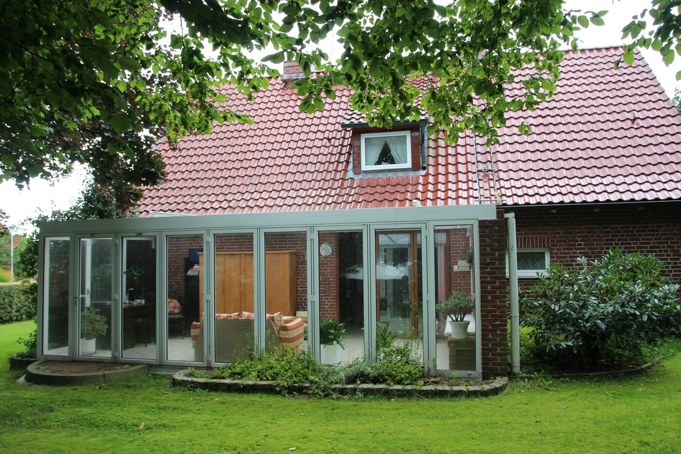 Blick auf den Wintergarten