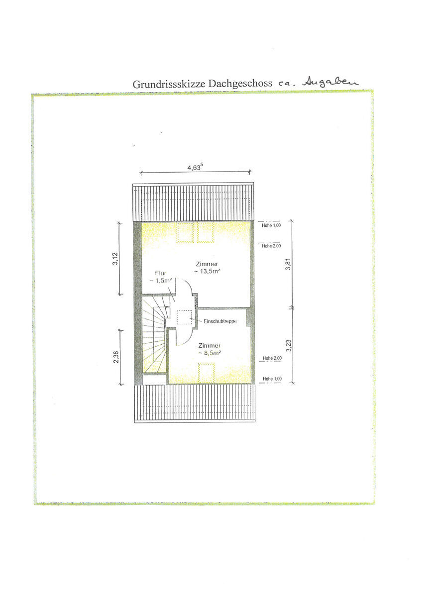 Grundriss Dachgeschoss
