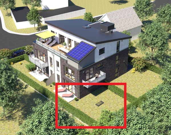 ERDGESCHOSS MIT PRIVATGARTEN