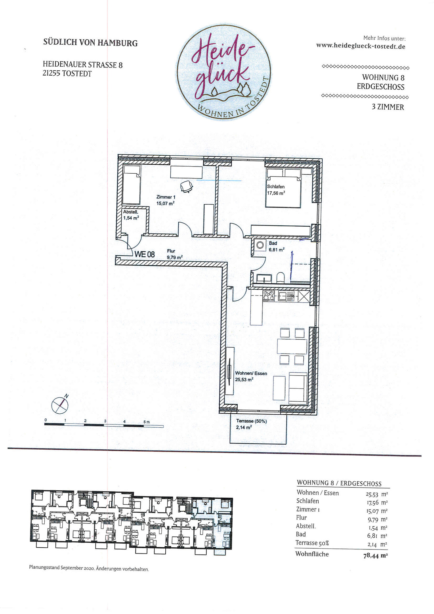 GRUNDRISS MIT WOHNFLÄCHE