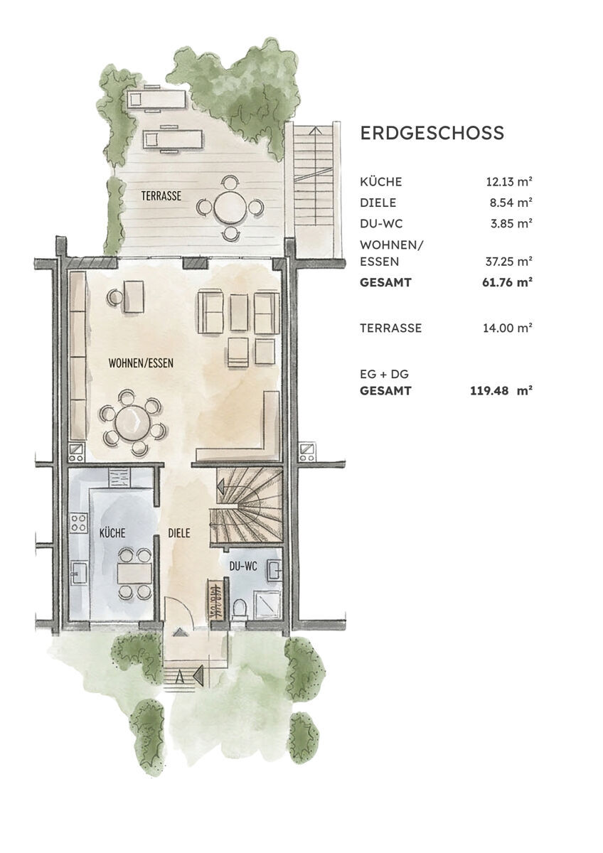 Grundriss Erdgeschoss