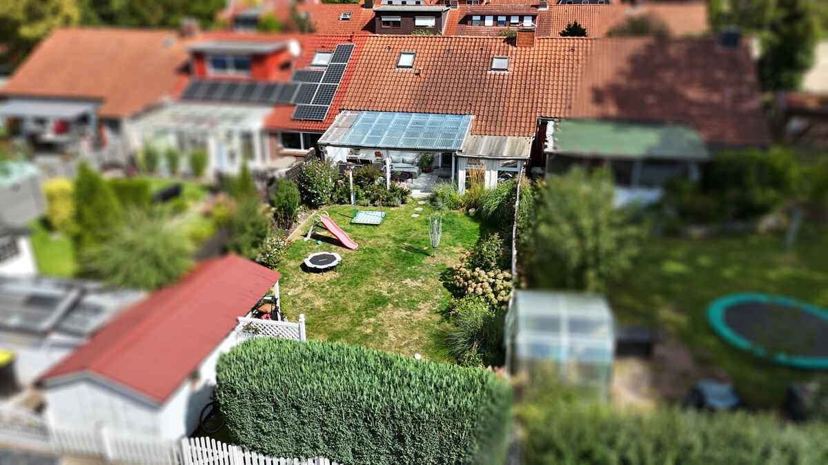 Luftbild Garten