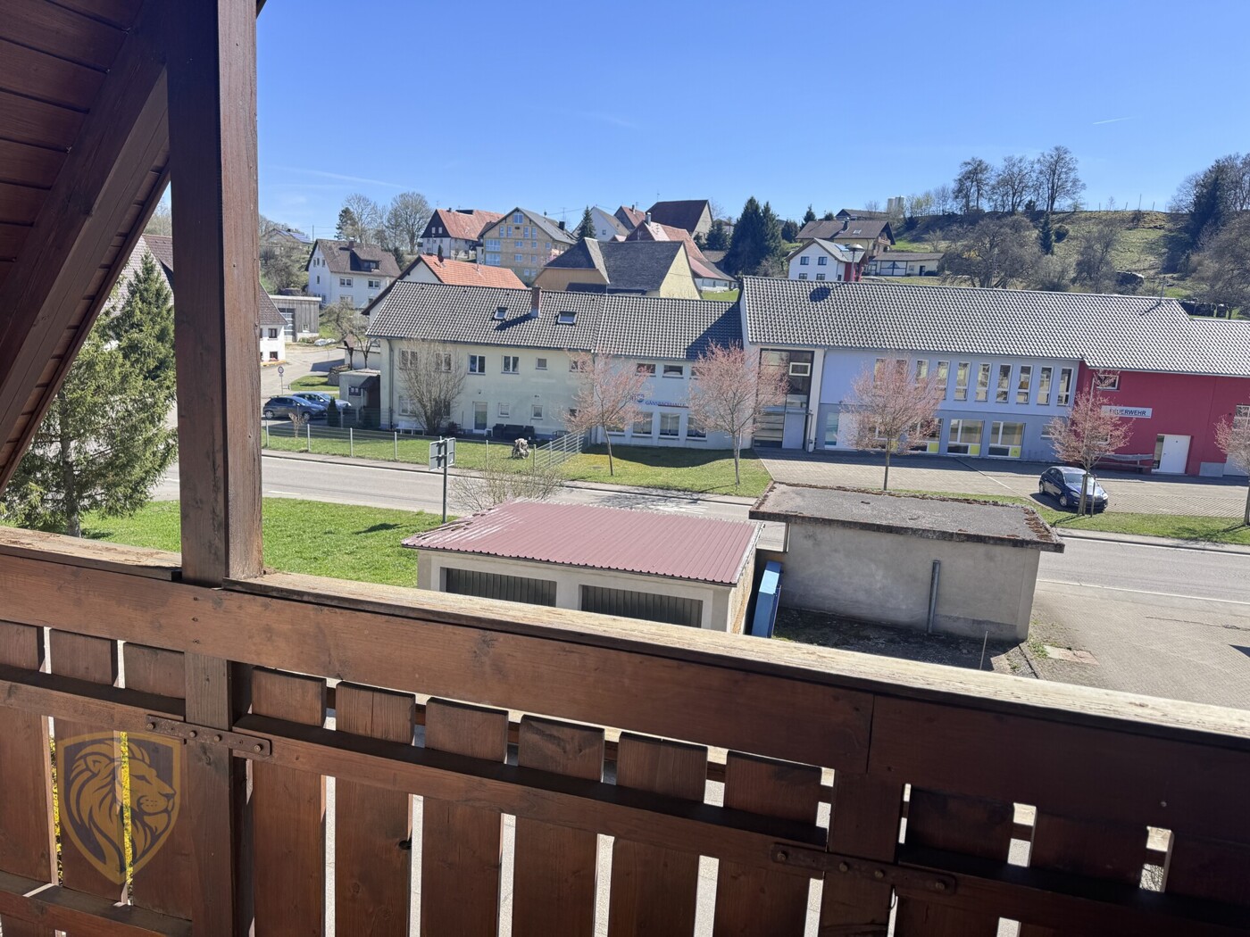 Aussicht vom Balkon DG