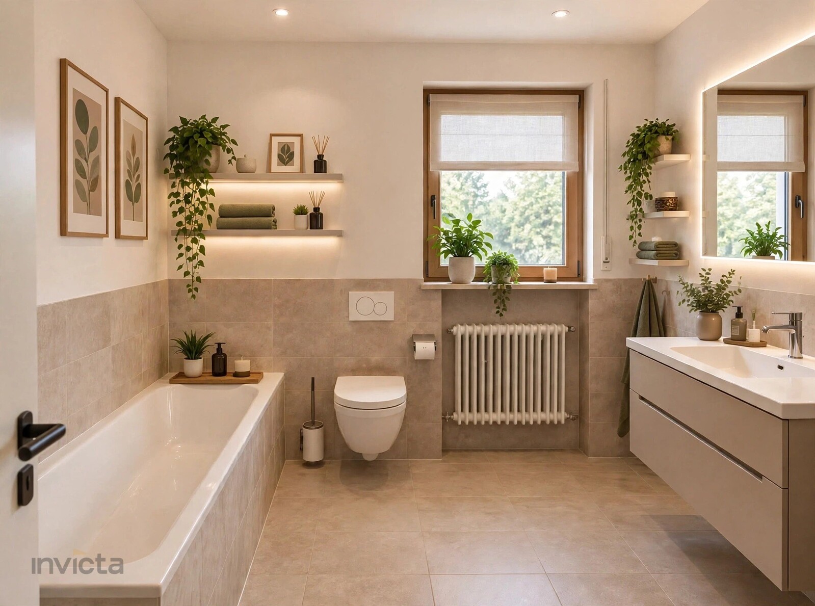 KI-genriertes Bild Badezimmer