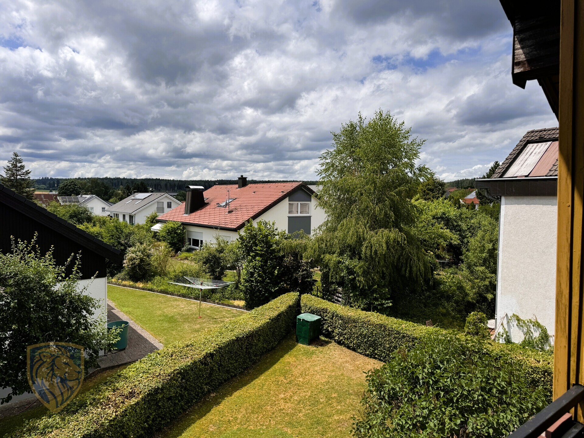 Blick vom Balkon