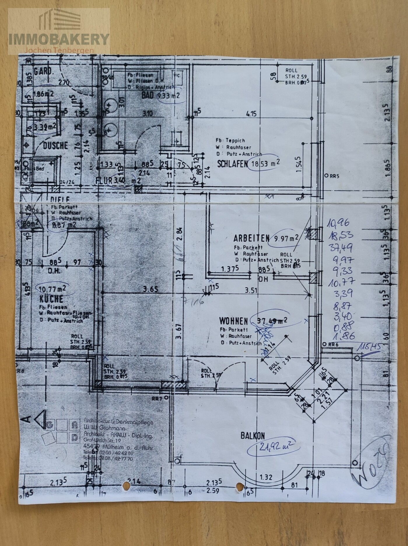 Grundriss Dohne