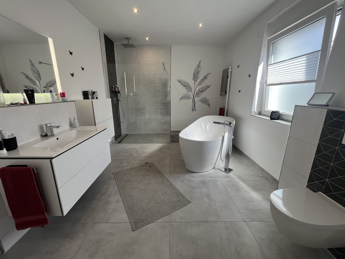 Freistehende Badewanne
