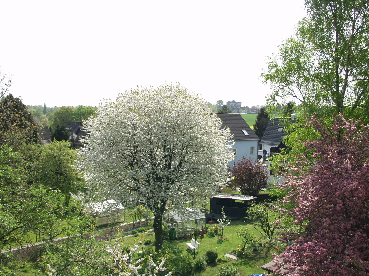 Blick aus Schlafzimmerfenster
