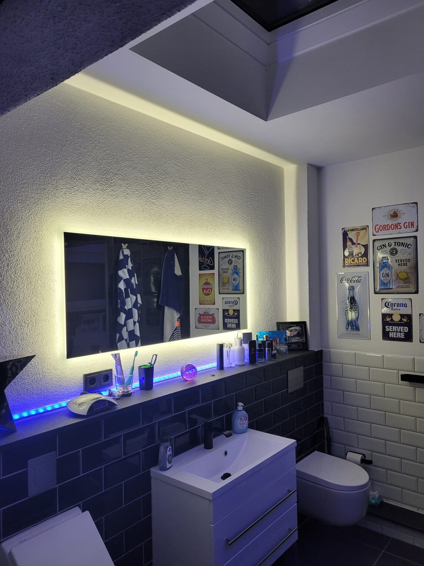 Badezimmer in derGarage