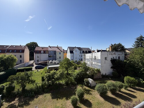 Ausblick vom Balkon