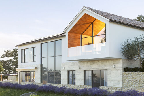 Exterior view of the property