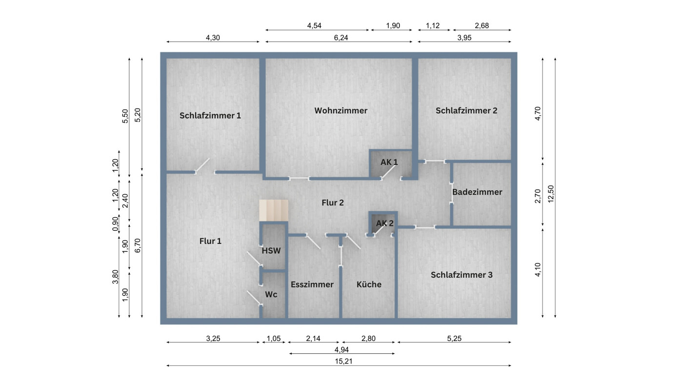 Einliegerwohnung OG