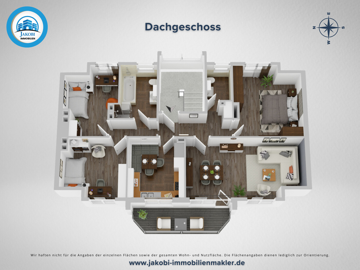Dachgeschoss Grundriss