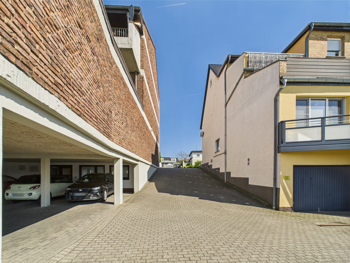 Zufahrt Stellplatz